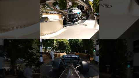 Ride onboard with Valtteri Bottas at the 2025 Goodwood Festival of Speed! 😤 #mercedesf1 #f1 #fos