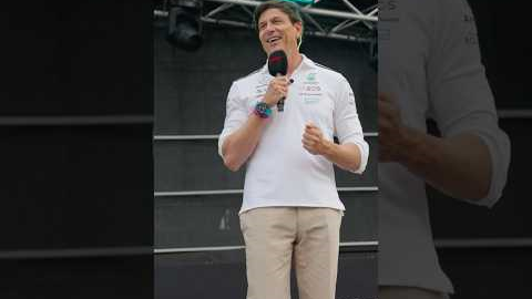 Fan forum with the home hero - Toto! 😁 #f1 #formula1 #mercedesf1