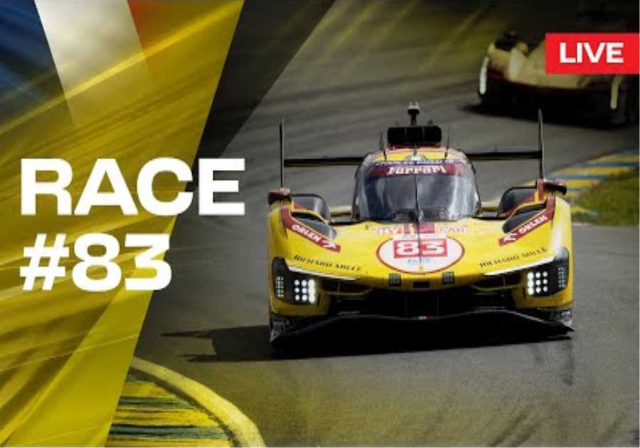 LIVE LE MANS 24 RACE Onboard car #83 | Ferrari Hypercar