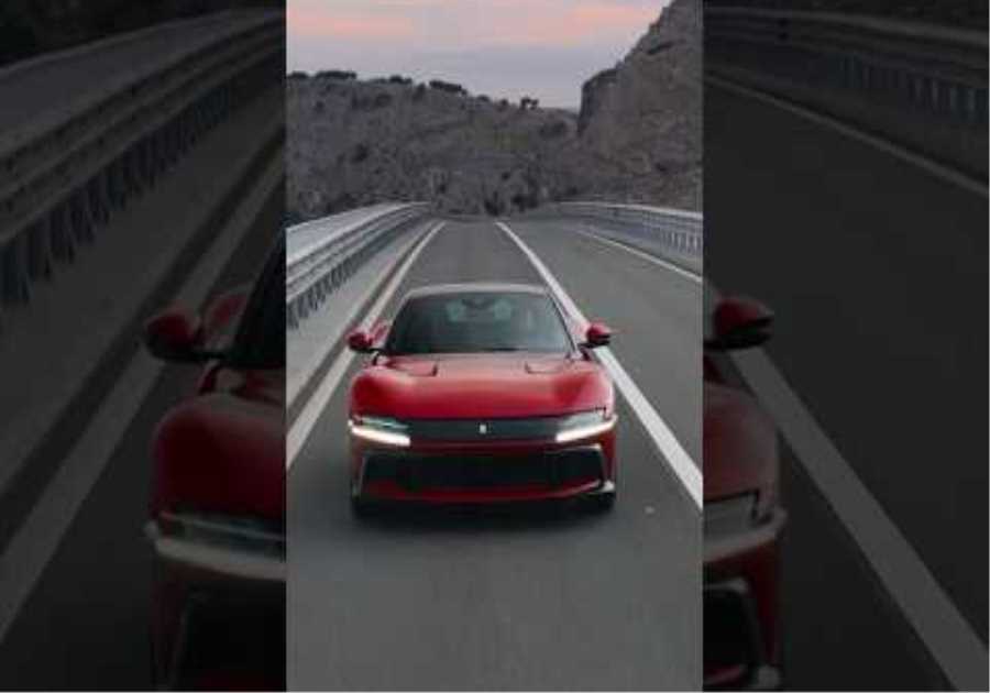 Hear the V12 sing as the #Ferrari12Cilindri takes the scene. #DrivingFerrari #Croatia #Ferrari