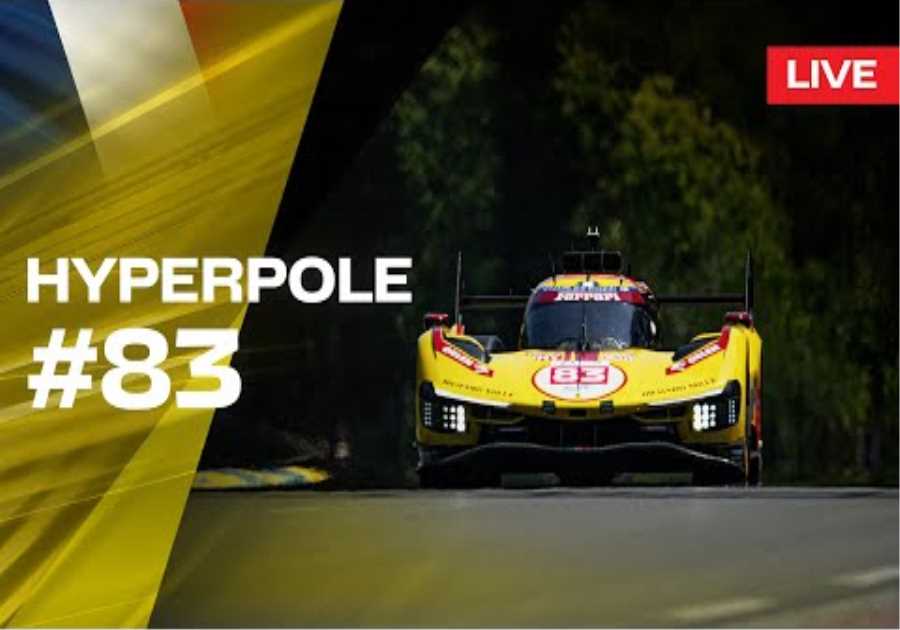 LIVE LE MANS 24 HYPERPOLE Onboard car #83 | Ferrari Hypercar