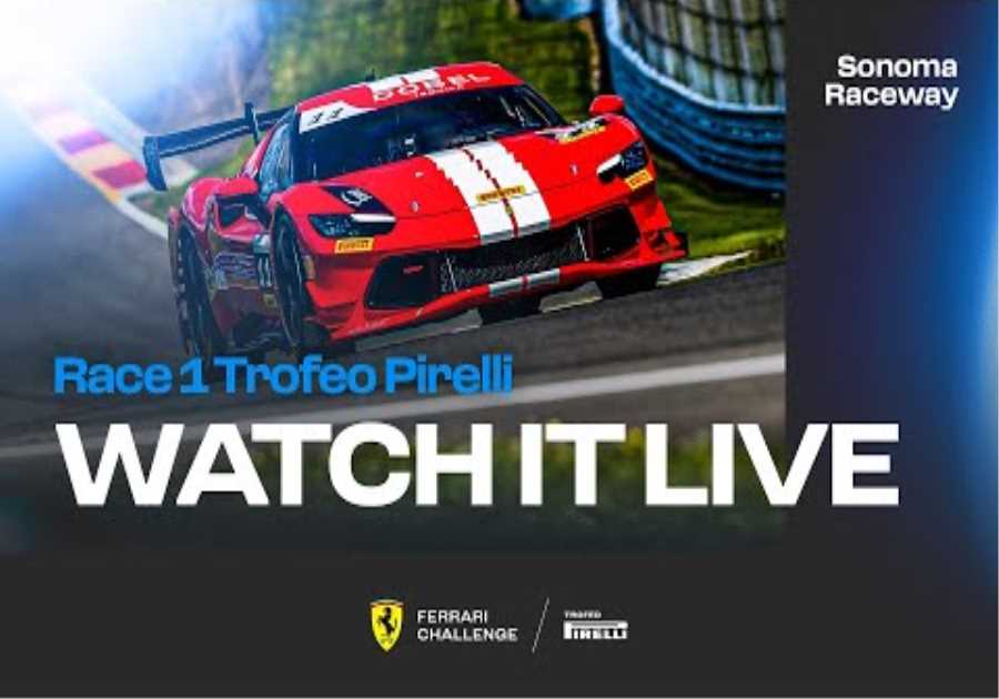 Ferrari Challenge North America - Sonoma, Race 1- Trofeo Pirelli