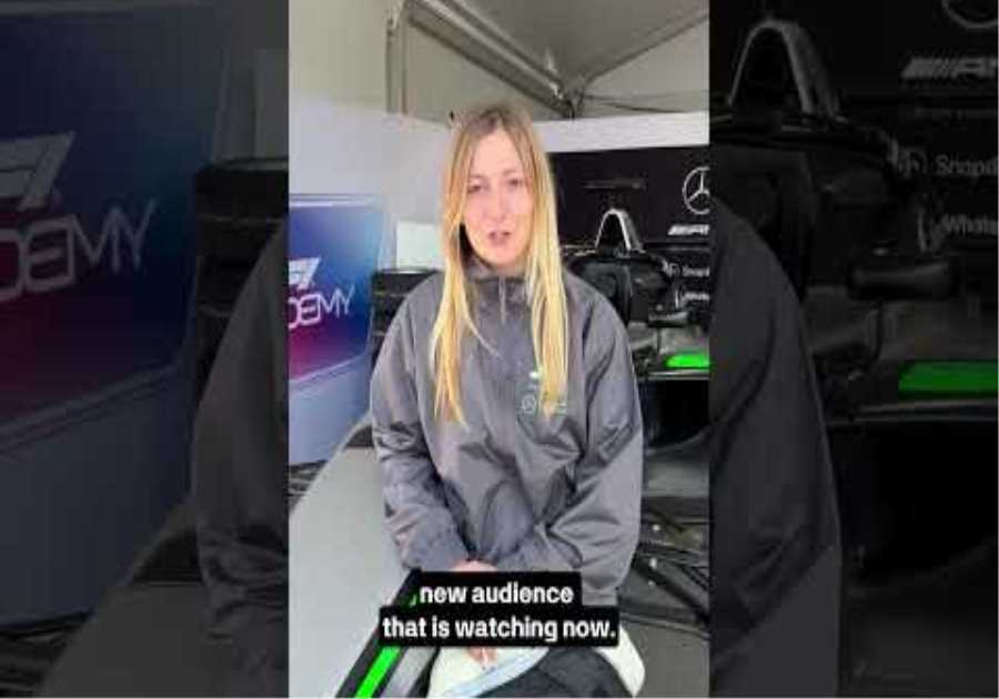 What’s it like being in a Netflix documentary series? 👀 #f1 #f1academy #mercedesf1