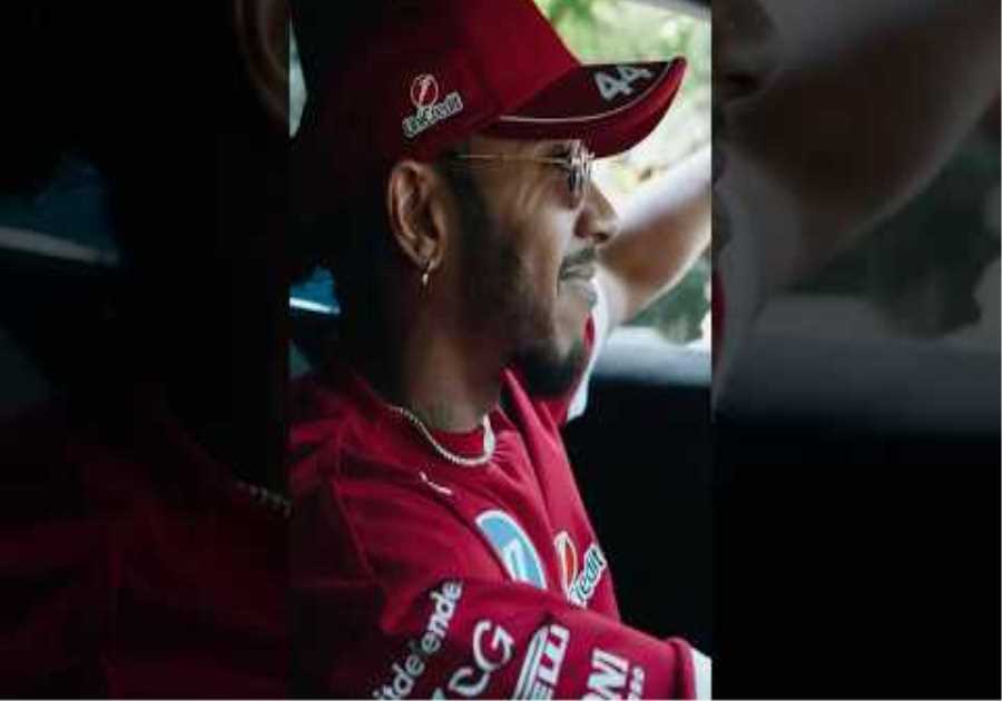 Ready to give it everything today 🤜🤛 A special ride-along with Lewis Hamilton 🇮🇹 #F1Shorts