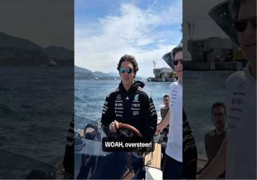 Kimi Antonelli Parking A Boat in Monaco! 😂🚤