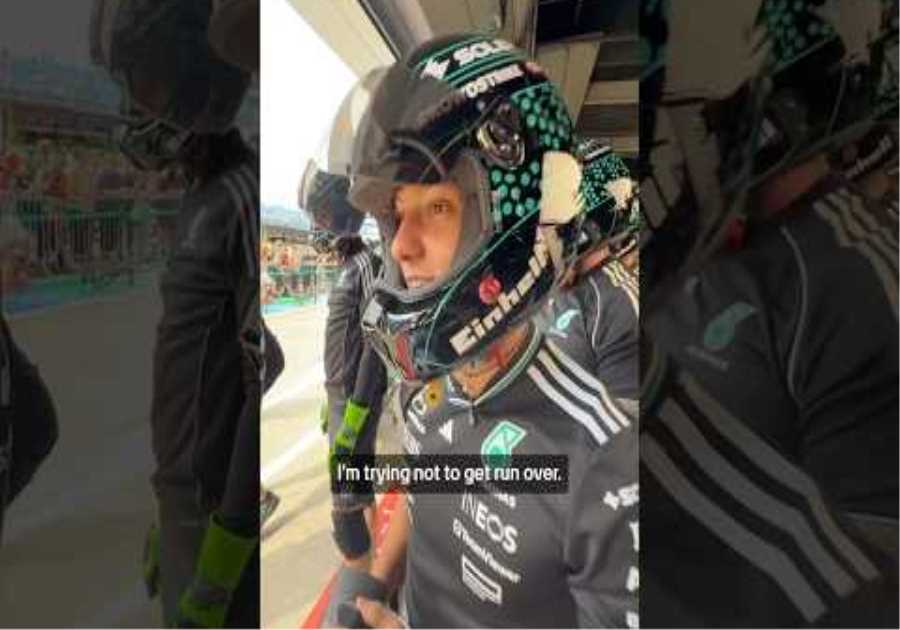 Kimi Joins the Mercedes F1 Pit Crew 😆