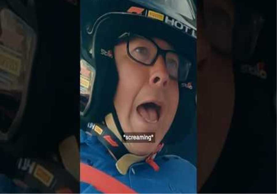 Michael McIntyre won't forget his Hot Lap for a while 😲