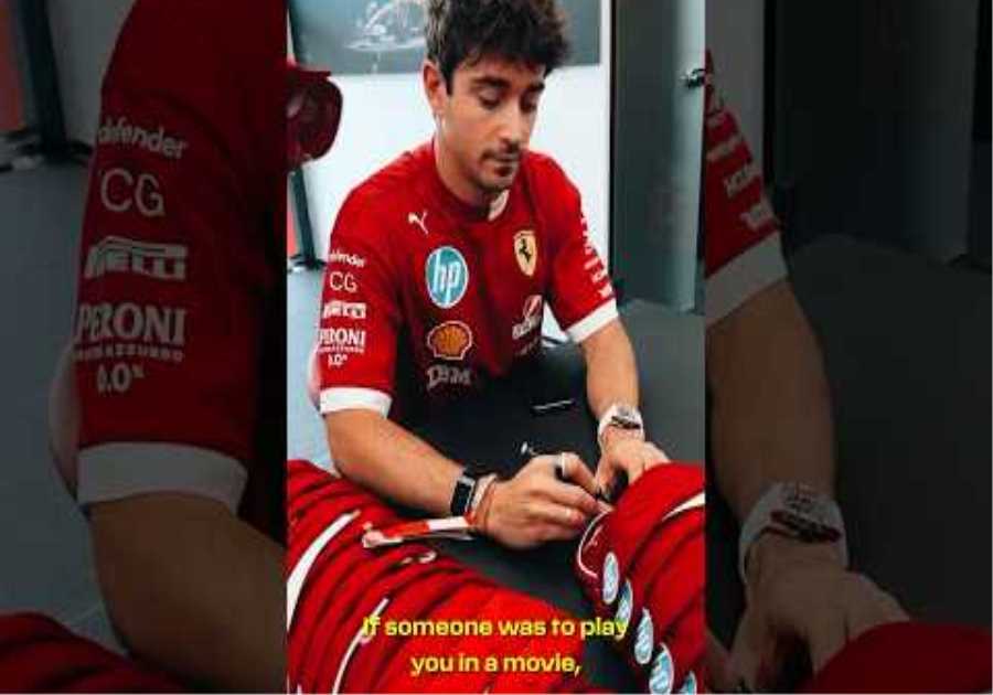 If Charles had his own F1 Movie… 🍿 #ScuderiaFerrari #F1Shorts