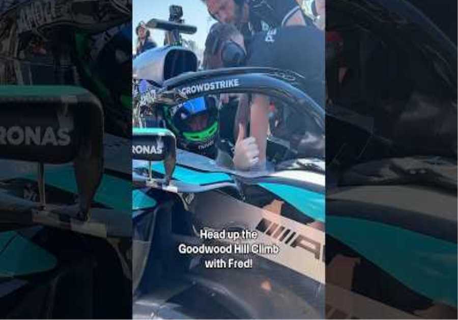 Fred Vesti’s Goodwood Festival of Speed Run! 🤩 #f1 #fos #formula1