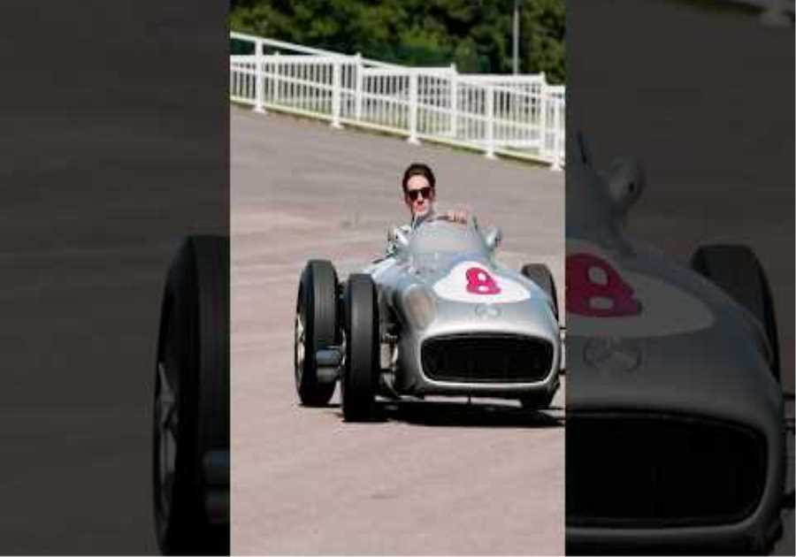 George driving the W196 just looks right 👌 #f1 #formula1 #mercedesf1