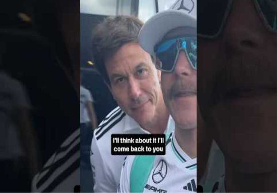 Toto Wolff out of nowhere!!!