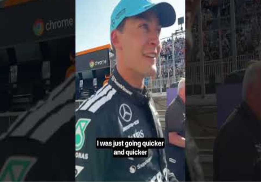 How would George describe pole in Canada? #f1 #formula1 #mercedesamgf1