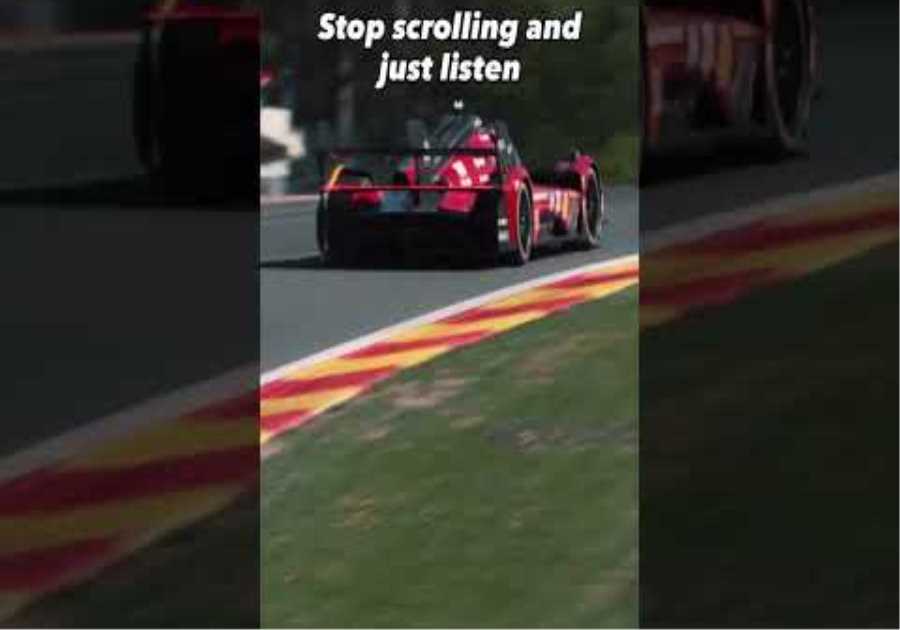 𝗦𝗧𝗢𝗣 ✋ and listen 🎧 #FerrariEndurance #FerrariHypercar #FerrariRaces