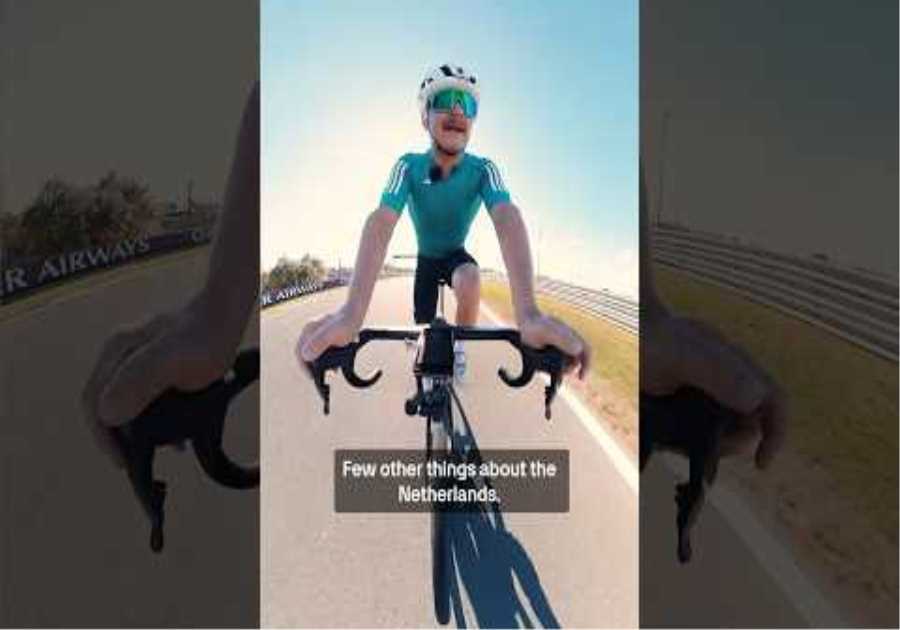 Valtteri’s Entertaining Dutch GP Track Cycle! 🚲🏖️ #f1 #mercedesf1 #dutchgp