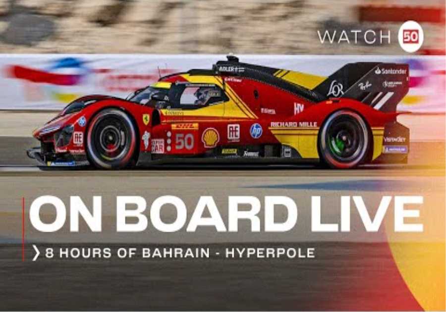 Onboard car #50 for QUALI at 8H of Bahrain | Ferrari Hypercar