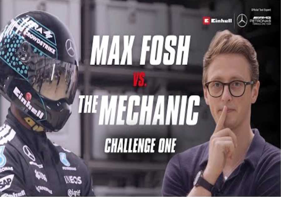 The Mechanic vs Max Fosh: F1 Tyre Change Challenge