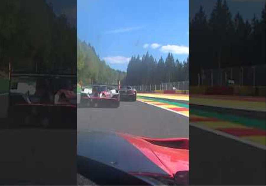 Eau Rouge like a rollercoaster!