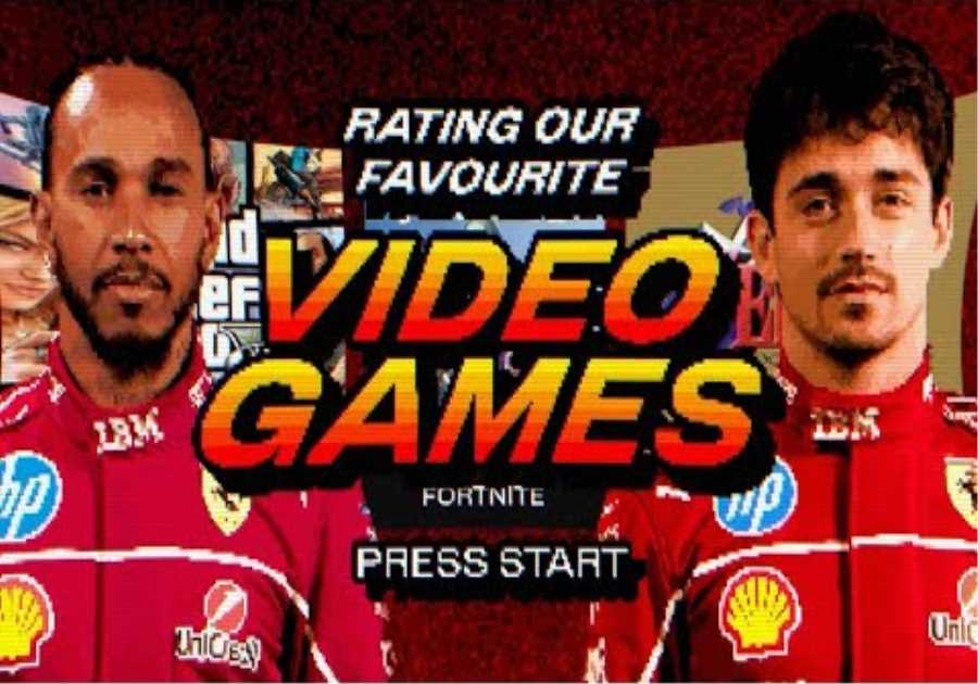 Lewis Hamilton and Charles Leclerc Rate Classic Video Games!