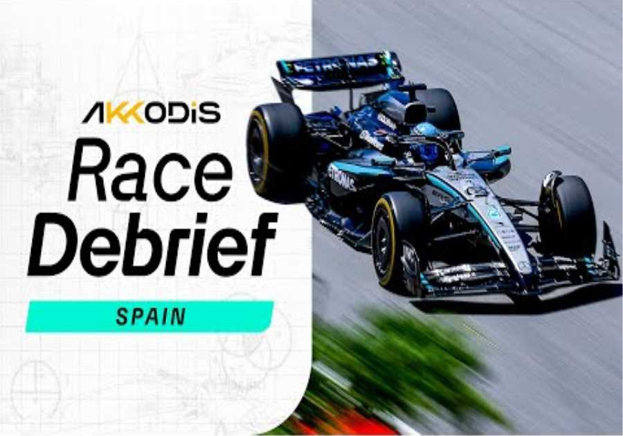 Was George’s car damaged? | 2025 Spanish GP F1 Akkodis Race Debrief