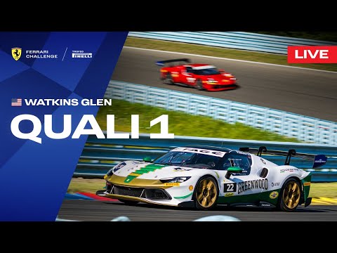 LIVE Ferrari Challenge North America - Watkins Glen, Qualifying 1