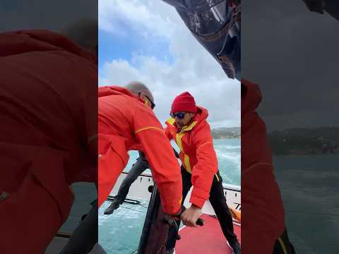 When two worlds collide 🤝 Giovanni Soldini takes Raffaele de Simone out to sea. #FerrariHypersail