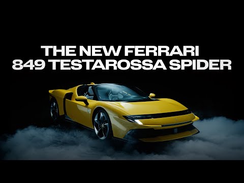 Be ready for the Ferrari 849 Testarossa Spider