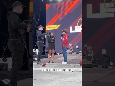 When Leo met Roscoe 🐾#F1Shorts #ScuderiaFerrari