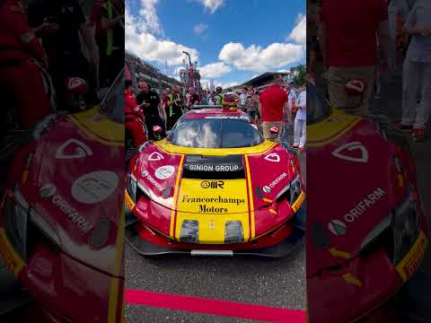 The first few hours of the #Spa24H from admins POV 🤳#Ferrari296GT3 #FerrariEndurance #FerrariRaces
