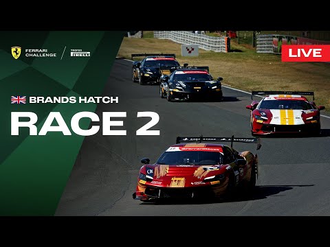 LIVE Ferrari Challenge UK - Brands Hatch, Race 2