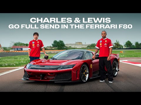 The fastest road car I’ve ever been in!” | Ferrari F80 track day with Charles and Lewis