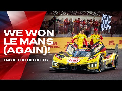 Ferrari Triumphs at Le Mans | Third Victory in a Row! | WEC Race Highlights