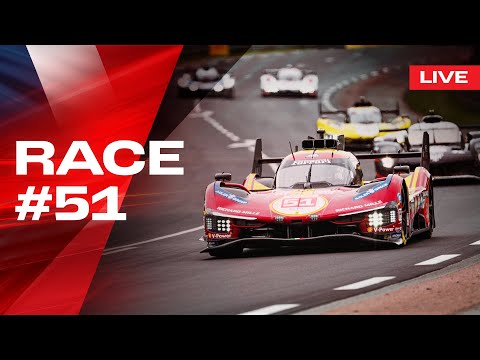 LIVE LE MANS 24 RACE Onboard car #51 | Ferrari Hypercar WEC - Part 3