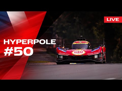 LIVE LE MANS 24 HYPERPOLE Onboard car #50 | Ferrari Hypercar