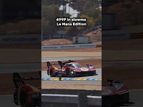#LeMans24 🤝 #Ferrari499P slow-mo   #FerrariHypercar #WEC