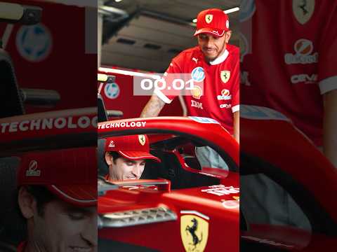 Driver change... F1 style  👀 #ScuderiaFerrari #FerrariHypercar #F1Shorts