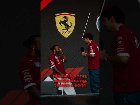 Is Charles going to sing? 🎤 🎶#F1Shorts #ScuderiaFerrari