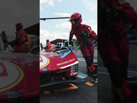 🔊 SOUND ON for this #Ferrari499P pit stop 🤩#FerrariHypercar #WEC