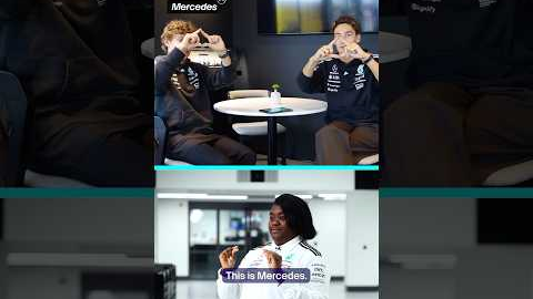 Kimi and George learn F1 phrases in Sign Language