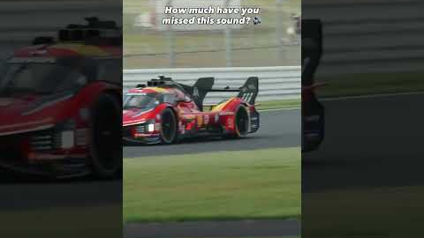 How we’ve missed the sound of racing 🏁#FerrariHypercar #Ferrari499P #WEC