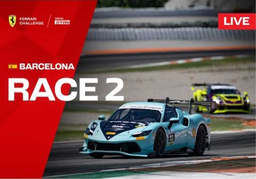 LIVE Ferrari Challenge Europe - Barcelona, Race 2