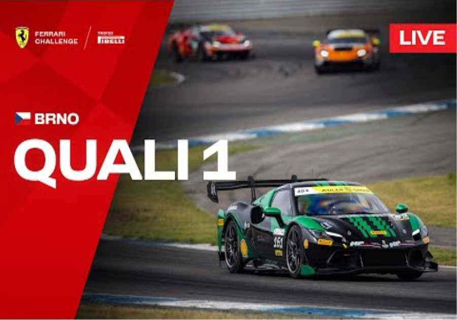 LIVE Ferrari Challenge Europe - Brno, Qualifying 1