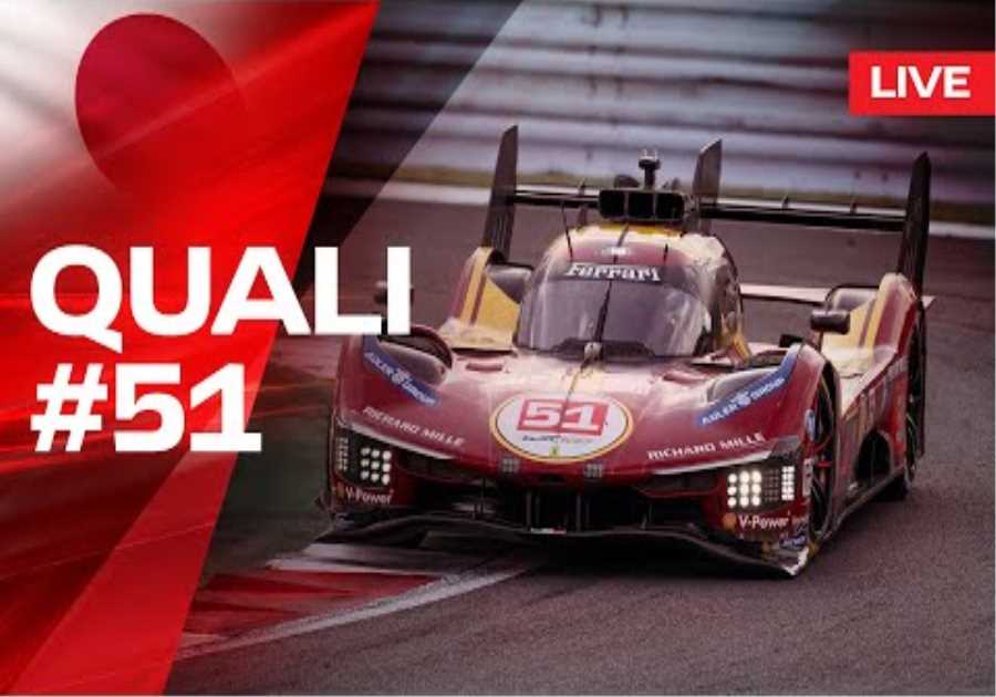 LIVE QUALI POV Onboard car #51 for 6 Hours of Fuji | Ferrari Hypercar