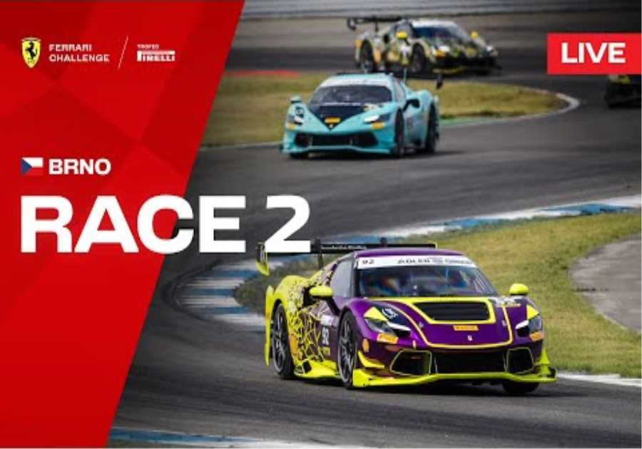 LIVE Ferrari Challenge Europe - Brno, Race 2