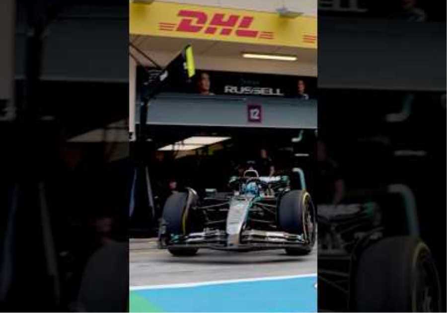 The W16 hits the track for the first time 😍