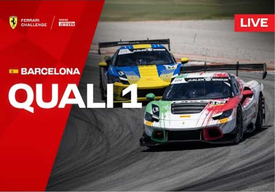 LIVE Ferrari Challenge Europe - Barcelona, Qualifying 1