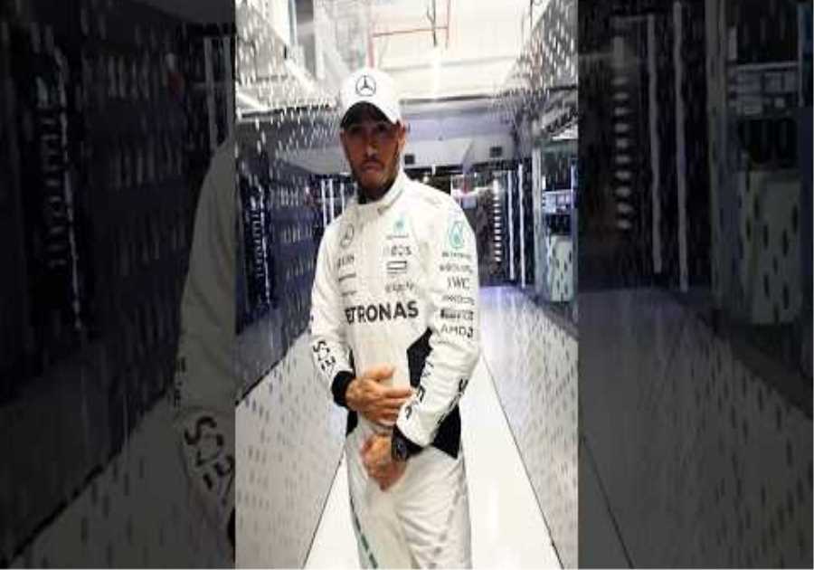 Lewis Hamilton in the NEW IWC white race suit 😮‍💨