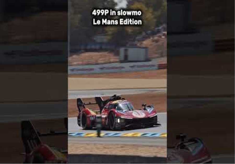#LeMans24 🤝 #Ferrari499P slow-mo   #FerrariHypercar #WEC