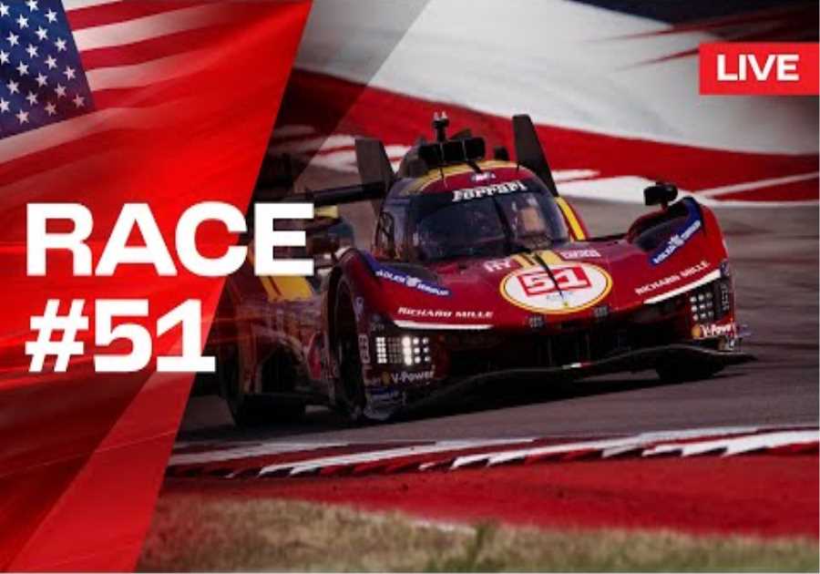 LIVE RACE Onboard car #51 for Lone Star of Le Mans | Ferrari Hypercar