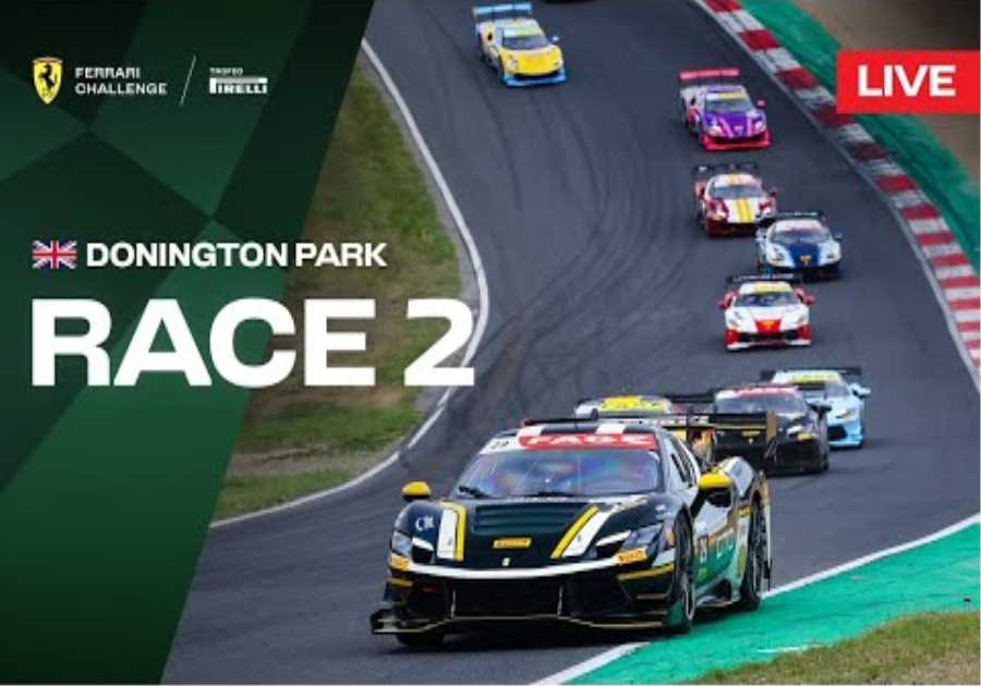 LIVE Ferrari Challenge UK - Donington Park, Race 2