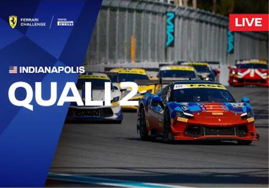 LIVE Ferrari Challenge North America - Indianapolis, Qualifying 2